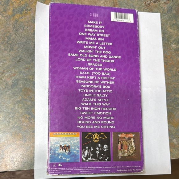 Aerosmith The Collection CD Set - Picture 3 of 3